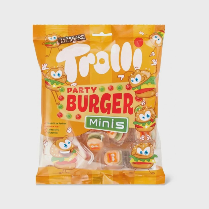 Jele konfetlər Trolli Mini Burger 170 q