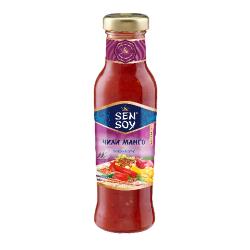 Premium çili-manqo sousu, Sen Soy, 320 qr