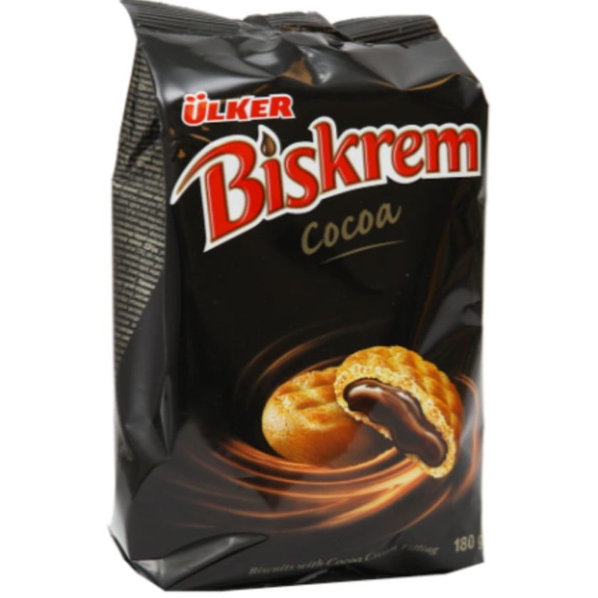 Peçenye Ülker Biskrem kakao-kremli içlik ilə 180 q By Birmarket