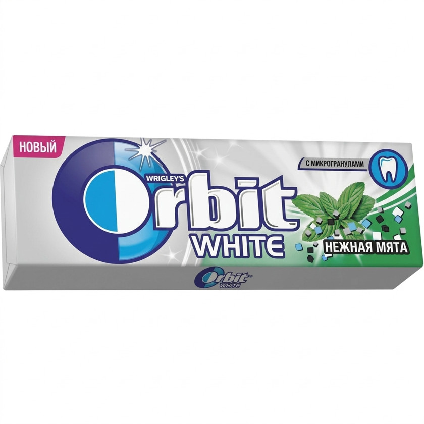 Çeynəmə saqqız Orbit White, zərif nanə, 13.6 q