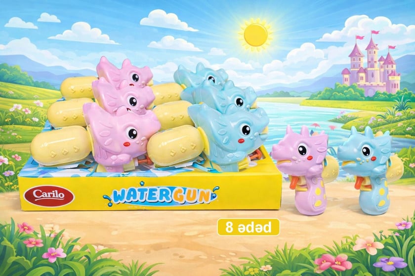 Konfetlər Carilo Water Gun Dragon, 5 q, 8 əd