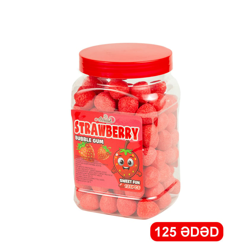 Saqqız Akbulak Çiyələk, 3.5 q, 125 əd