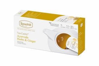Bitki çayı Tea-Caddy Ayurv. Herbs & Ginger, 20 paket