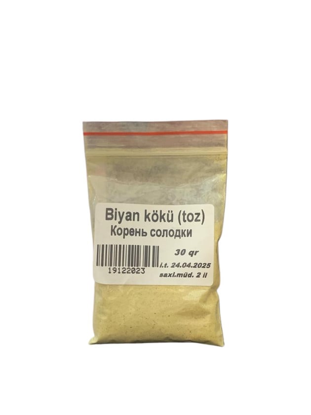 Biyan kökü toz, 30 q