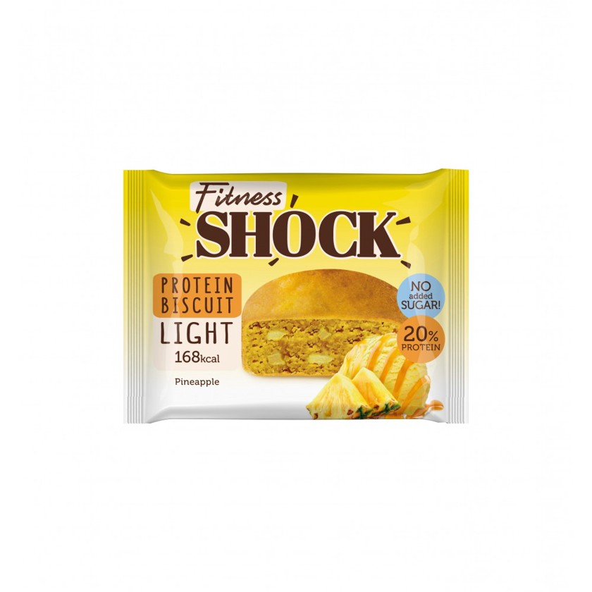 Proteinli peçenye Fitness Shock Pine Apple, 40 q