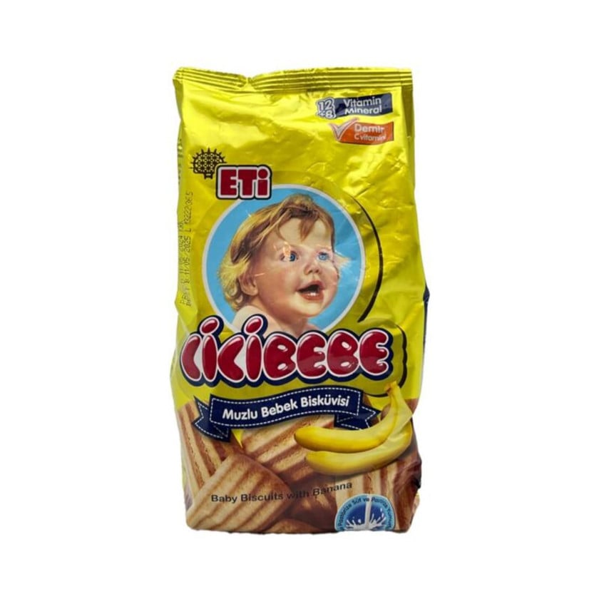 Uşaqlar üçün peçenye Cicibebe banan ilə, 172 q
