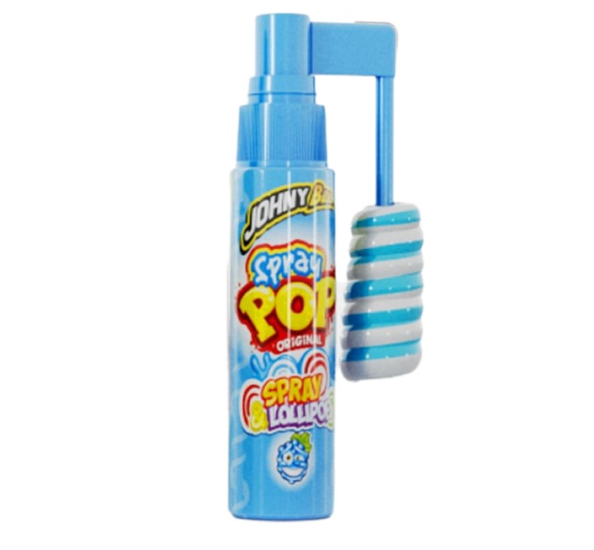 Sprey-lollipop Johny Bee Blue Raspberry, 25 q