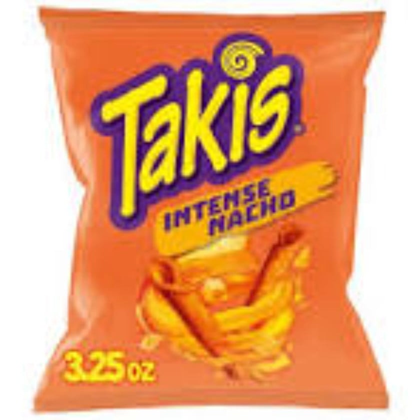 Çips Takis intense nacho, 92.3 q