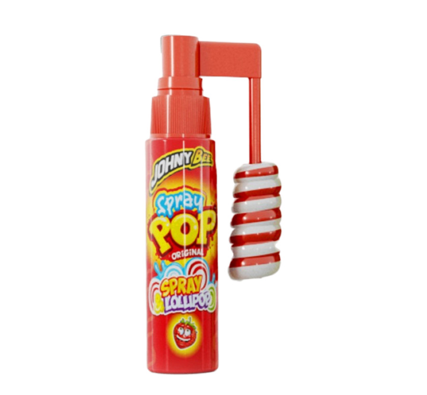Sprey-lollipop Johny Bee Strawberry, 25 q