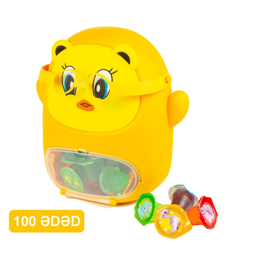Jele konfetlər Akbulak Panda Yellow, 13 qr, 100 əd