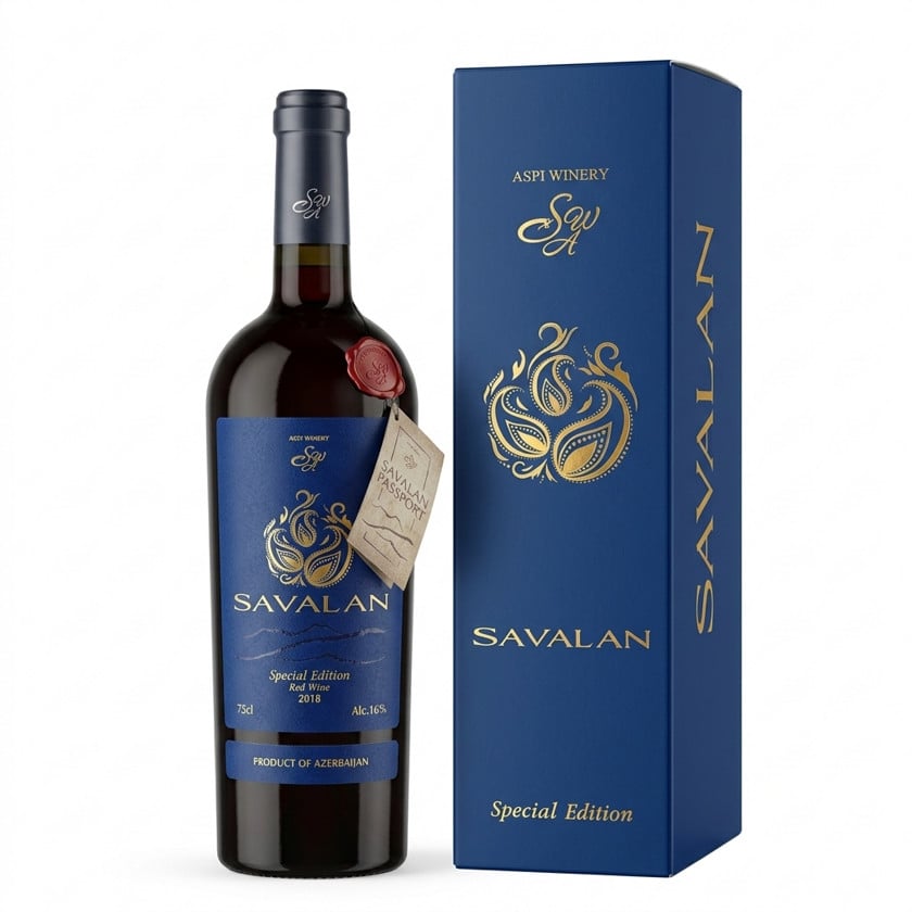Qırmızı şərab Savalan Special Edition 2018, 0.75 L
