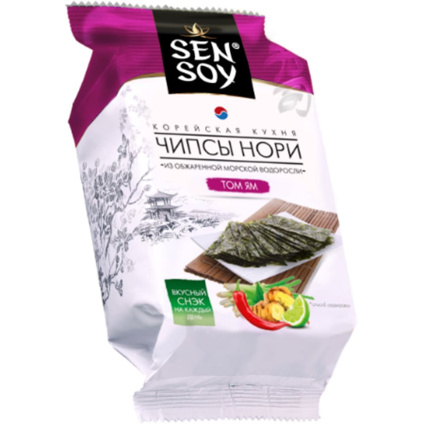 Tom yam nori çipsi, Sen Soy, 4,5 qram