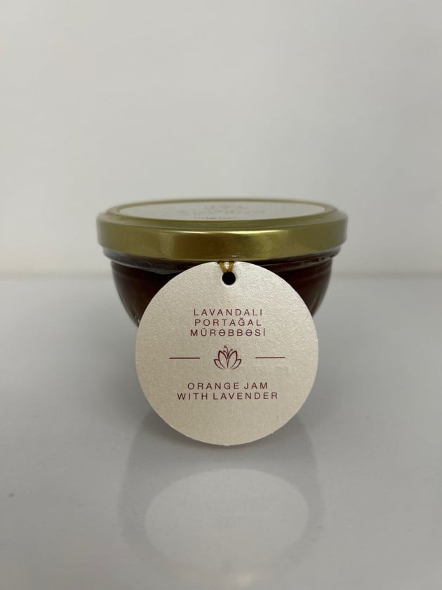 Lavandalı portağal mürəbbəsi 125 q