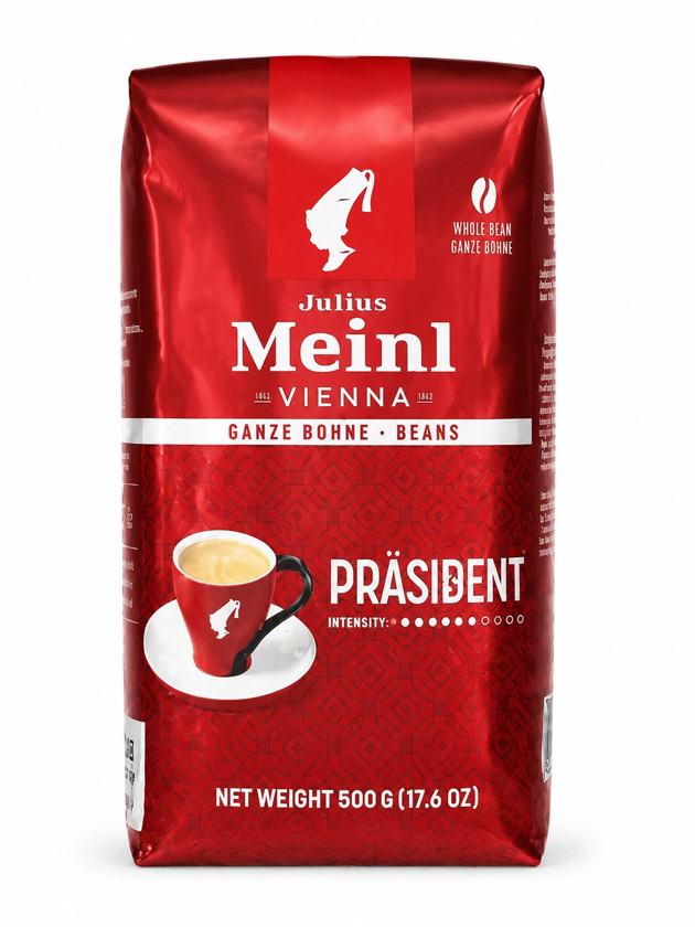 Qəhvə dənələri Julius Meinl Prasident, 500 q