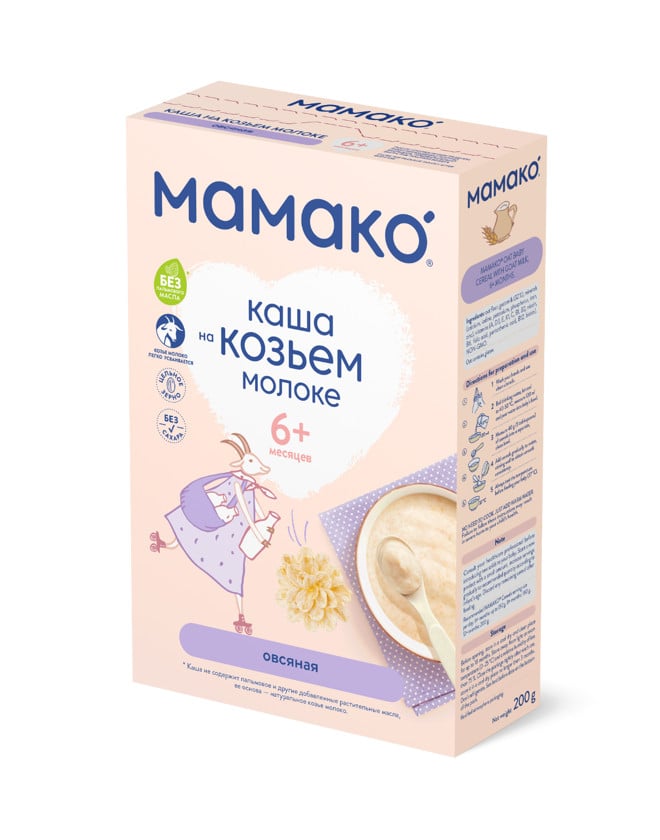 Südlü yulaf sıyıq Мамако, 200 q