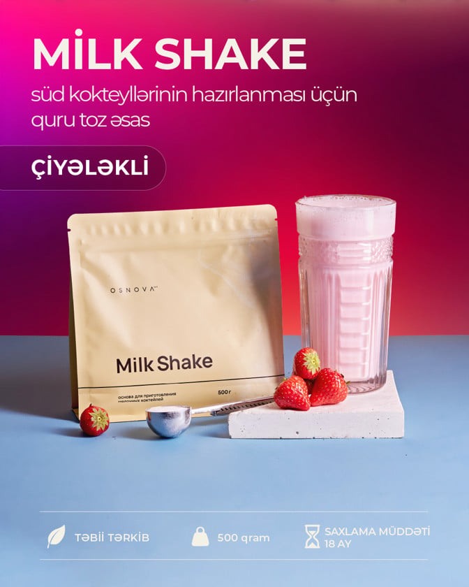 Quru qarışıq Osnova Tech Çiyələk, 500 q