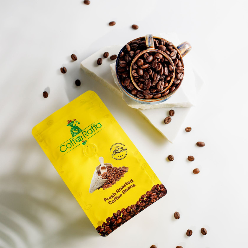 Qəhvə dənələri CoffeeRaffa, 250 q