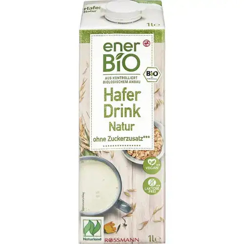 Yulaf südü EnerBio Hafer Drink Natur, 1 l