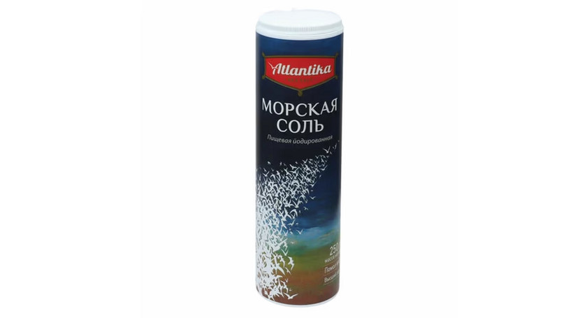 Fine Atlantic yodlaşdırılmış dəniz duzu 250 q 4607005090812