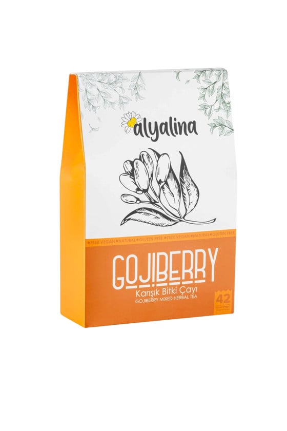 Paket çayı Alyalina Goji Berry Karışıq Bitki, 42 əd