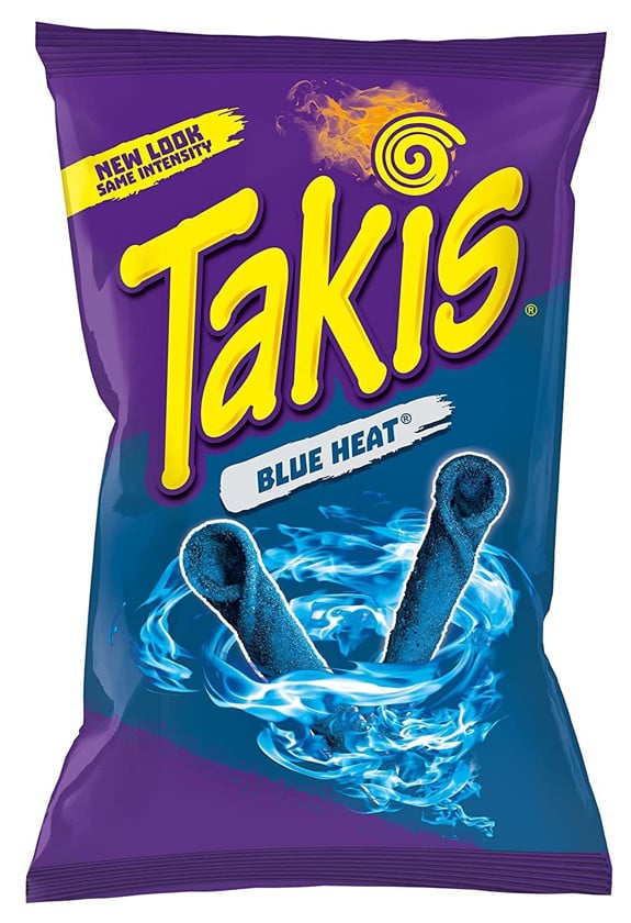 Qarğıdalı çipsləri Takis Blue Heat, 56 q