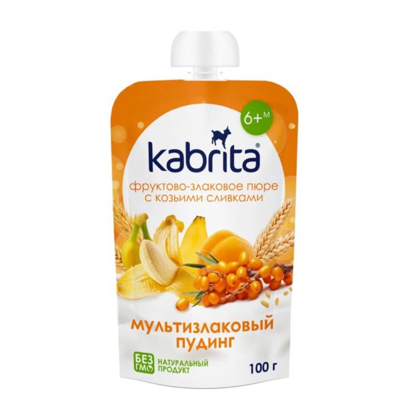 Pudinq Kabrita multitaxıllı çaytikanı və meyvəli keçi qaymaqlı 100 q