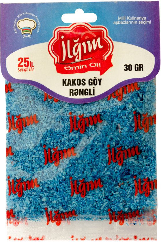 Kokos lopaları İlğım, göy, 30 q