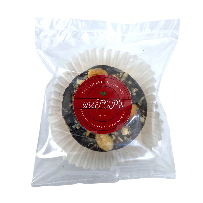 Xırçıltılı-ballı tart Unstop’s, şəkərsiz və qlütensiz, 30 q - UNS_0018