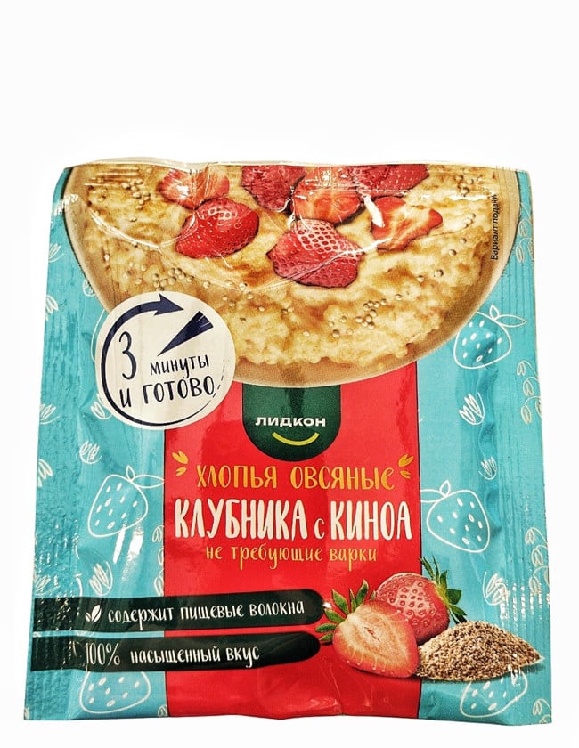 Yulaf lopalar Лидкон Клубника с киноа, 35 q