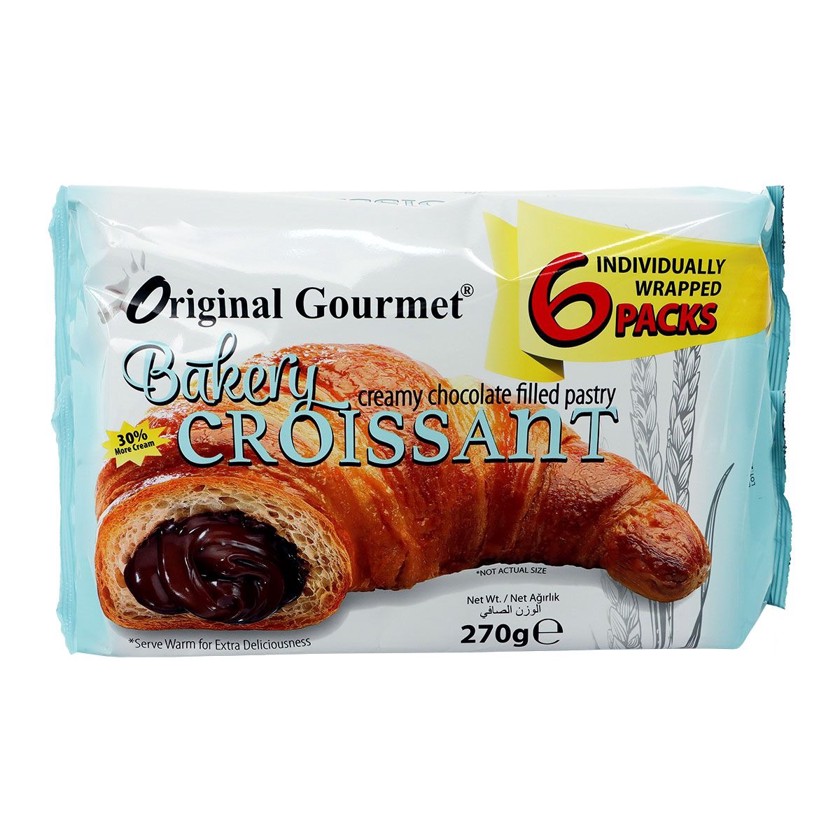 Kruassan Original Gourmet Orginal Gourmet Bakery Croissants 6 əd х 270 q