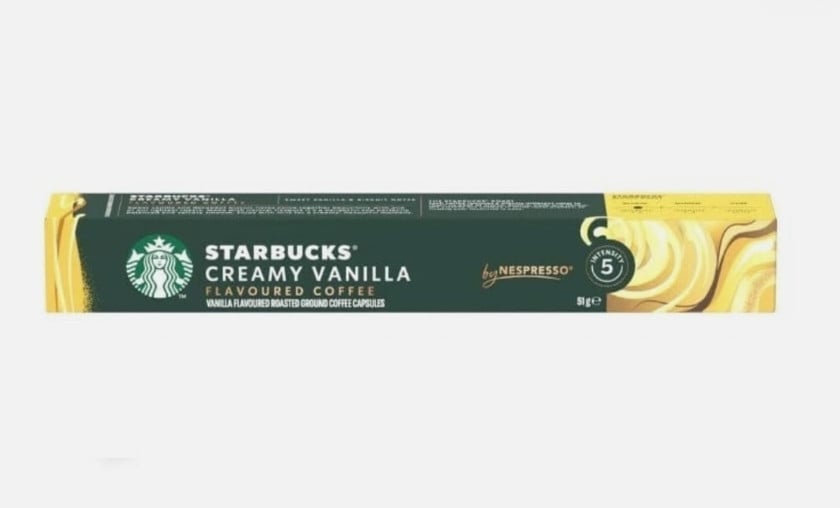 Kapsullarda qəhvə Starbucks Creamy Vanilla Espresso, 10 əd