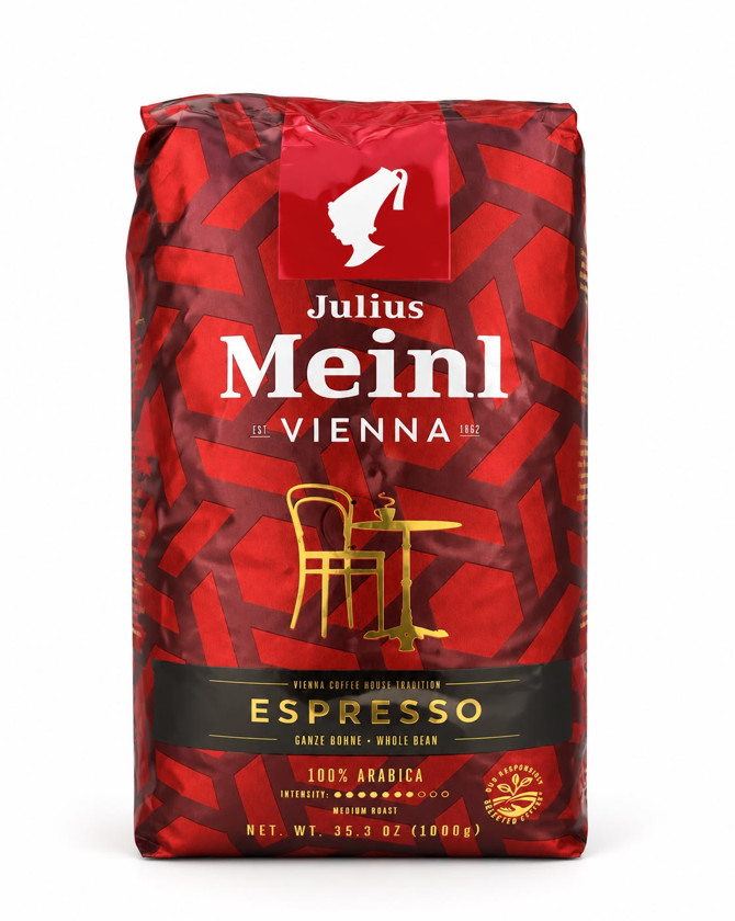 Qəhvə dənələri Julius Meinl Espresso Arabica, üyüdülmüş, 1000 q