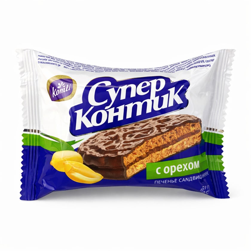 Sendviç peçenye qozlu, 50 q