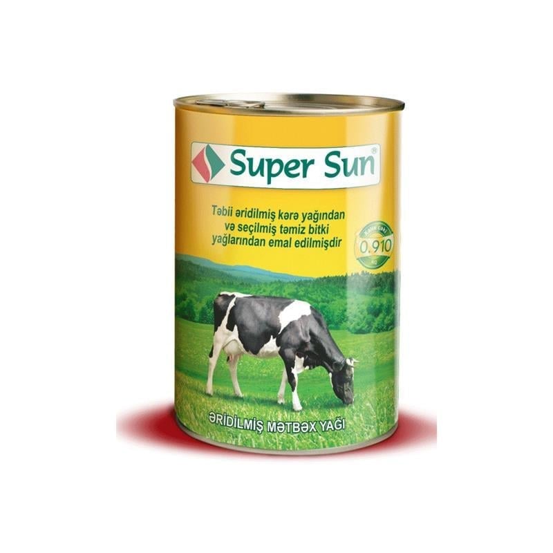 Əridilmiş yağ Super Sun, 910 q