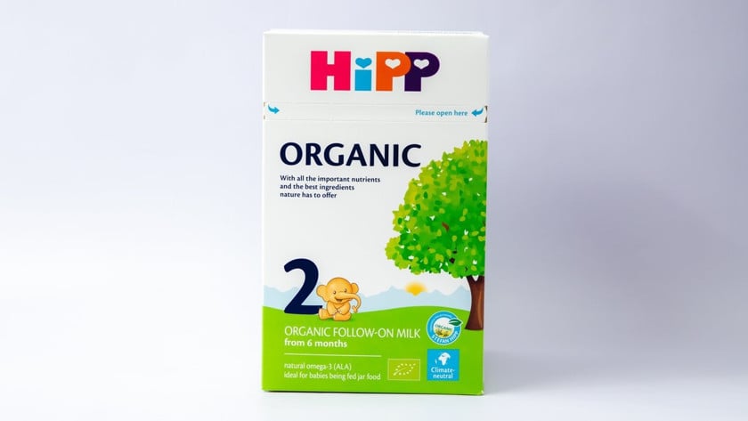 Quru südlü qatışıq Hipp Organic 2, 6 aydan, 800 q