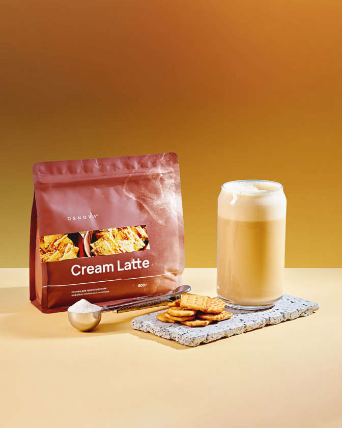 Qəhvə hazırlanması üçün toz Osnova Tech Cream Latte Duzlu Kreker, 500 q