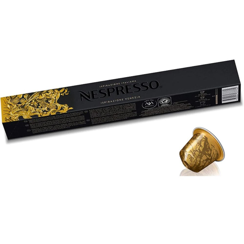 Kapsullarda qəhvə Nespresso Original Ispirazione Italiana Venezia Coffee Capsules, 60 q, 10 əd