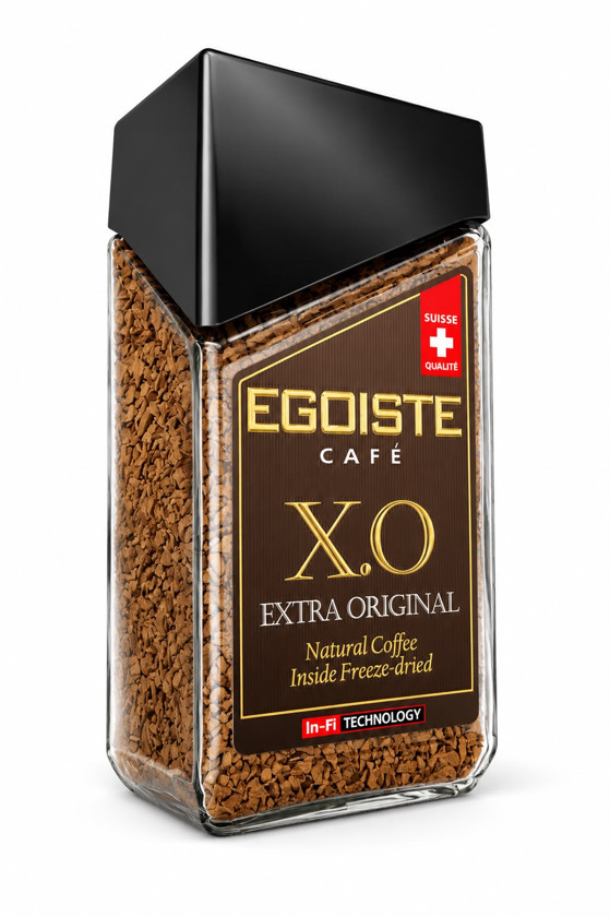 Həll olunan qəhvə Egoiste Caf X.O Extra, аrabika, 100 q