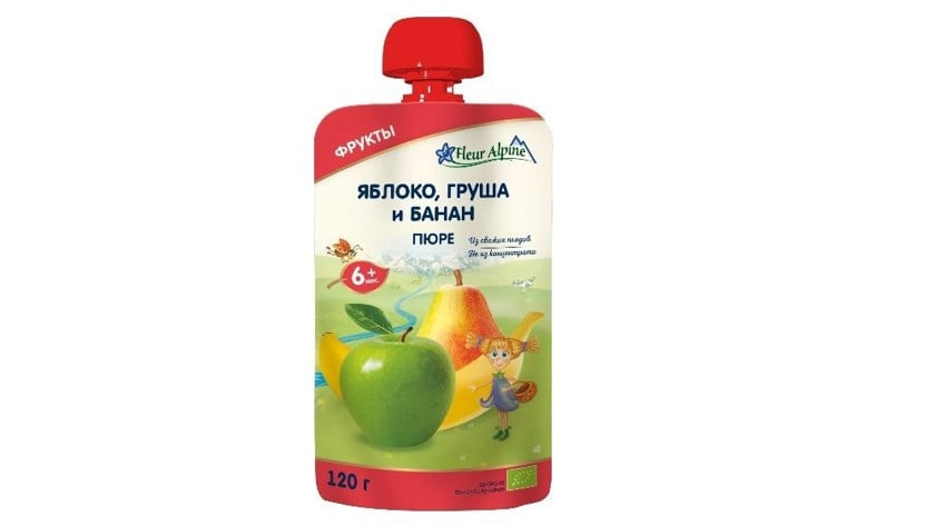 Püre Fleur Alpine Alma Armud Banan, 120 q