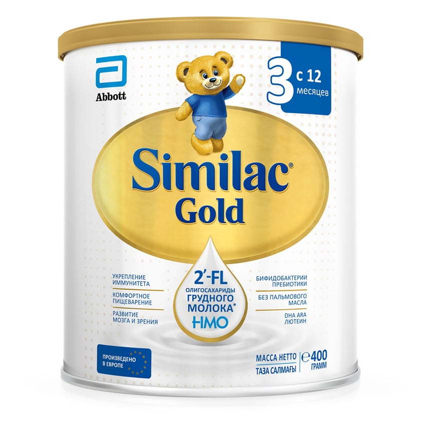 Quru südlü qatışıq Similac Gold 3, 400 q