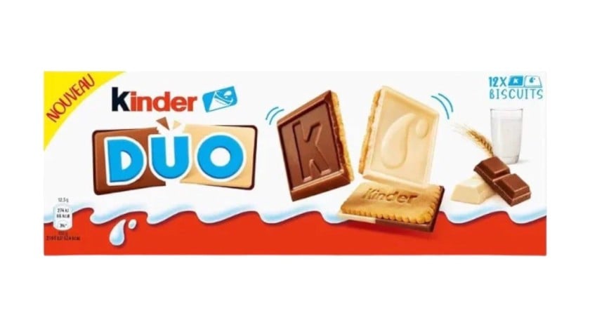 Biskvit peçenye Kinder Duo, 150 q