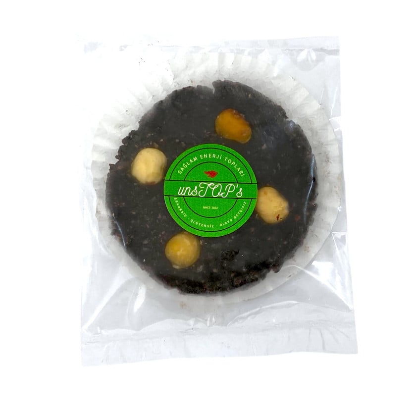 Cookie Unstop's kakao, fındıq, şəkərsiz, qlütensiz, 50 q - UNS_0015