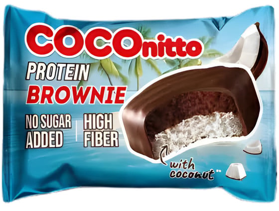 Proteinli peçenye SOJ Coconitto, şəkərsiz, kokoslu, 50 q