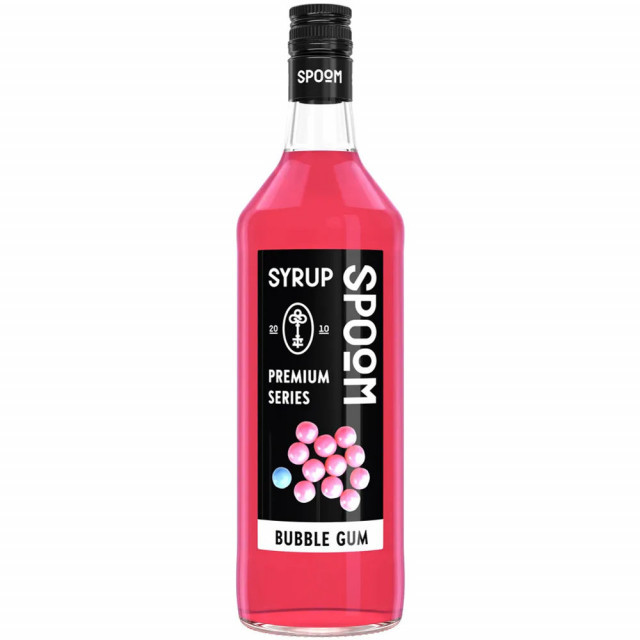 Sirop Spoom Bubble Gum, 1 L
