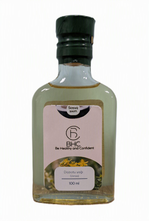 Dazıotu yağı BHC, soyuq ekstrakt, orqanik, GMO-suz, 100 ml