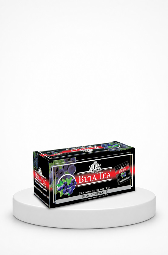 Paket çayı Beta Flavoured Blackcurrant, 25x2 q