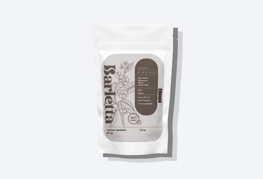 Qəhvə dənələri Barletta Ethiopia Sidamo, 250 q
