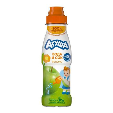 Meyvə şirəsi uşaqlar üçün Агуша Alma, 300 ml, 12 aydan