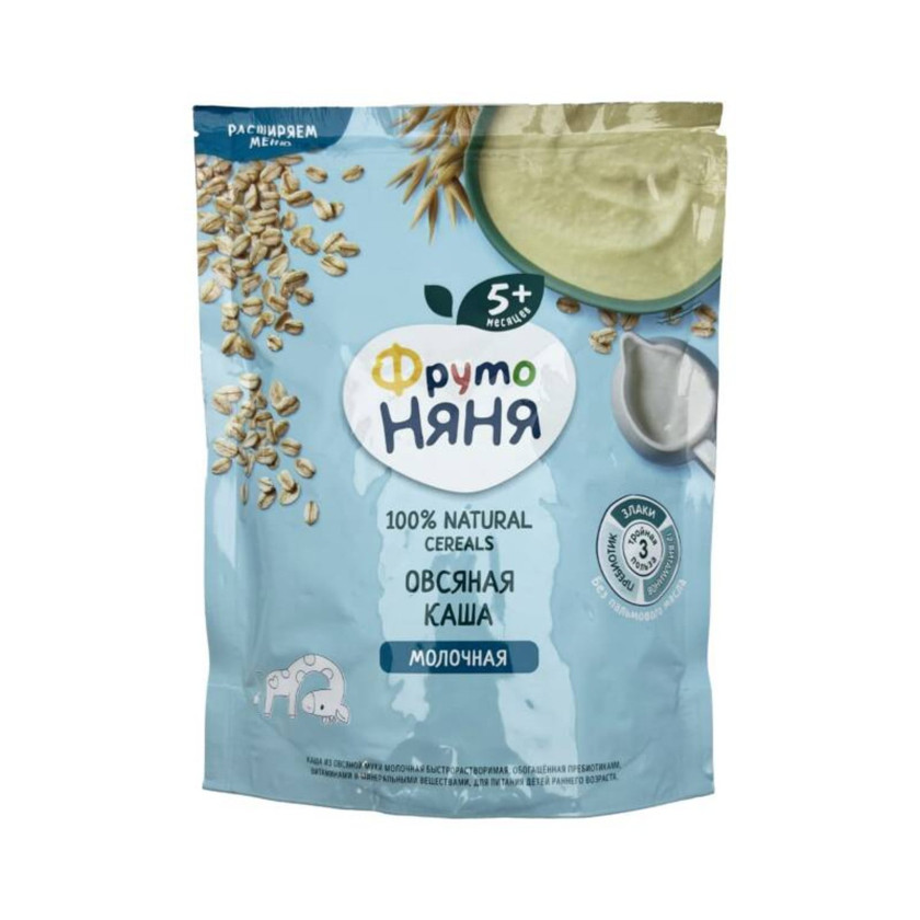 Südlü yulaf sıyıq Fruto Nyana, 5 aydan, 200 q