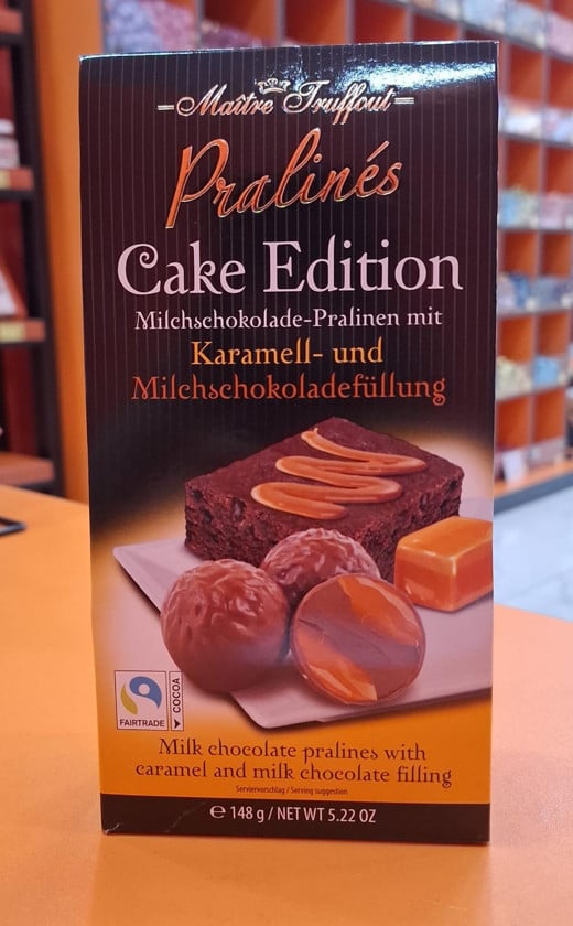 Şokolad konfetlər Maitre Truffout Pralin Cake Edition Caramel 148 q